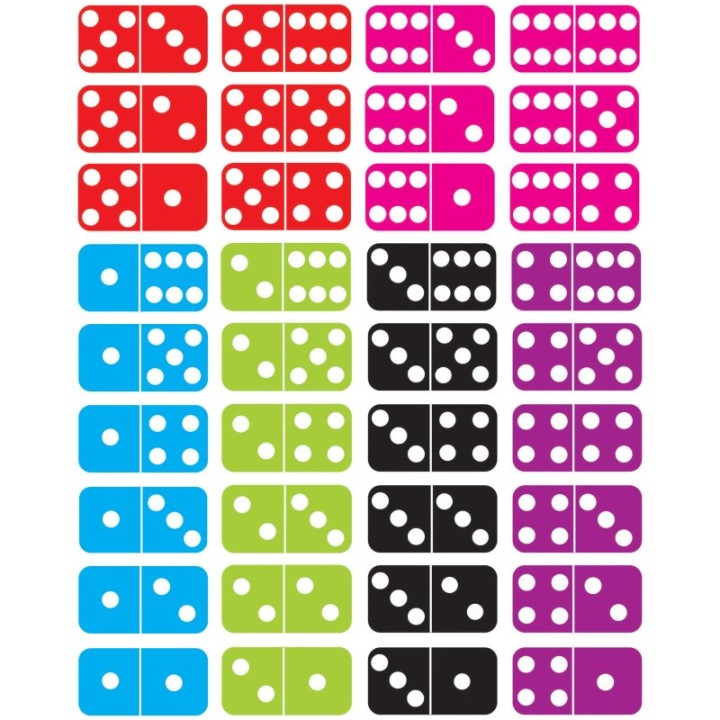 Ashley Productions® Die-Cut Magnetic Dominoes, 36 Pieces