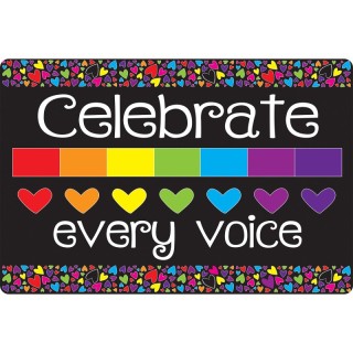 Smart Poly® Computer Mouse Pad, 8" x 10", Celebrate Every Voice