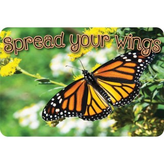 Ashley Productions® The Original Fun Mat® Computer Mouse Pad, 11.75x8 in, Butterfly, Spread Your Wings
