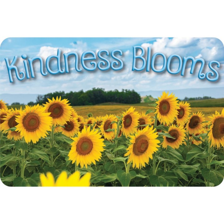 Ashley Productions® The Original Fun Mat® Computer Mouse Pad, 11.75x8 in, Kindness Blooms, Sunflowers