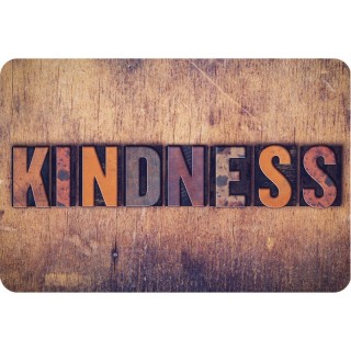 Ashley Productions® The Original Fun Mat® Computer Mouse Pad, 11.75x8 in, Kindness, Letterpress
