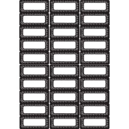 Ashley Productions® Die-Cut Magnetic Foam Chalk Loop Labels/Nameplates, 30 Per Pack, 3 Packs