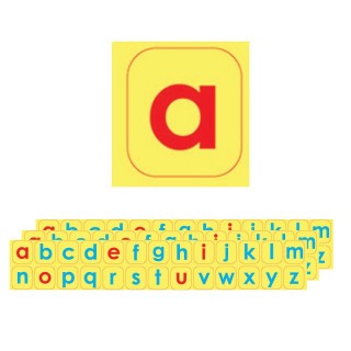 Ashley Productions® Die-Cut Magnetic Foam Lowercase Letters, 104 Pieces Per Pack, 3 Packs