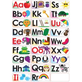 Ashley Productions® ABC Picture Words Double-Sided Magnets, 27 Pieces
