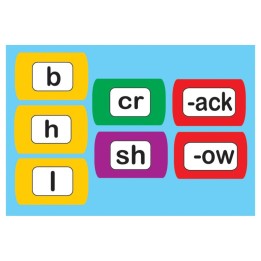 Ashley Productions® Die-Cut Magnetic Foam Word Chunking, 100 Pieces