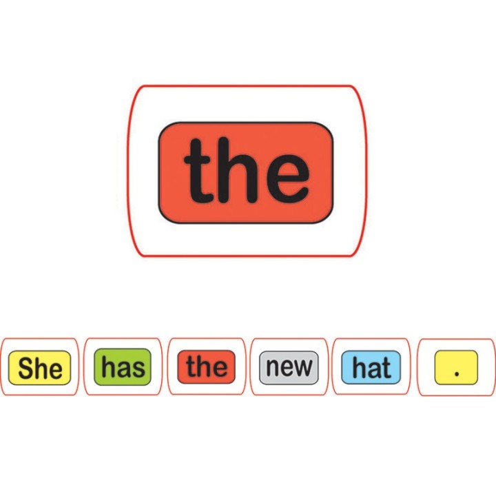 Ashley Productions® Die-Cut Magnetic Foam Sentence Building, 100 Pieces