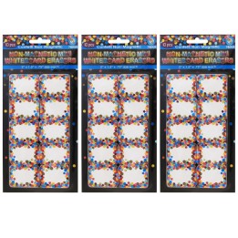 Ashley Productions® Non-Magnetic Mini Whiteboard Erasers, Confetti, 10 Per Pack, 3 Packs