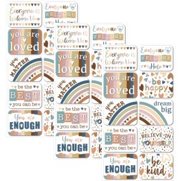 Ashley Productions® Non-Magnetic Mini Whiteboard Erasers, Everyone is Welcome, 10 Per Pack, 3 Packs