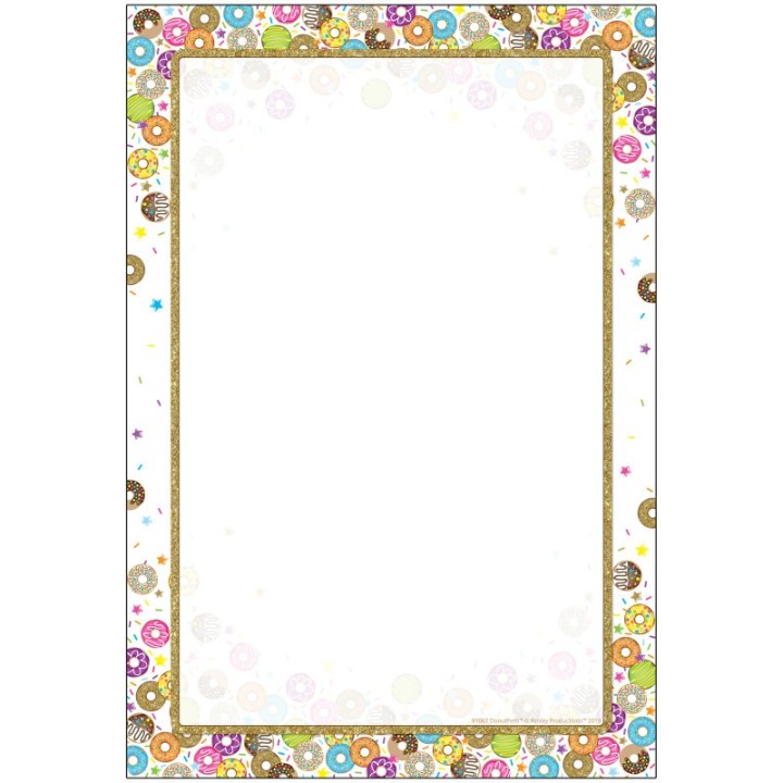 Ashley Productions® Smart Poly® Chart, DonutFetti® Blank, 13" x 19"