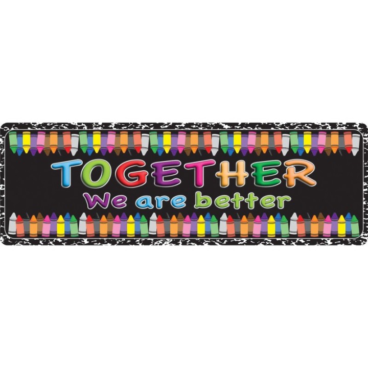 Ashley Productions® The Original Fun Mat™, Mat Runner, 15.5" x 47", Together we are Better