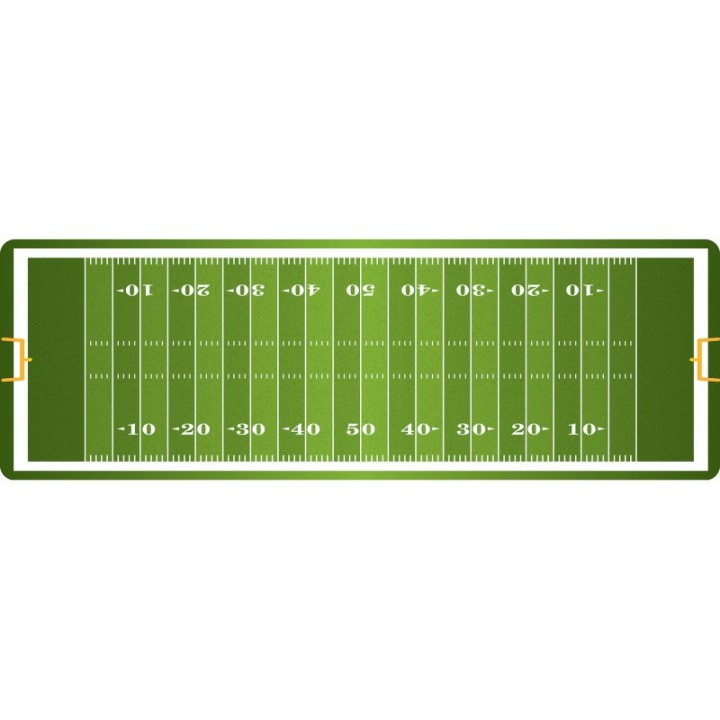 Ashley Productions® The Original Fun Mat™, Mat Runner, 15.5" x 47", Football Field
