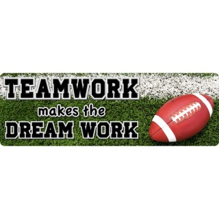 Ashley Productions® The Original Fun Mat™, Mat Runner, 15.5" x 47", Football Teamwork