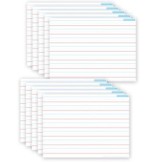 Ashley Productions® Smart Poly® PosterMat Pals™ Space Savers, 13" x 9-1/2", Handwriting 3/4", Pack of 10