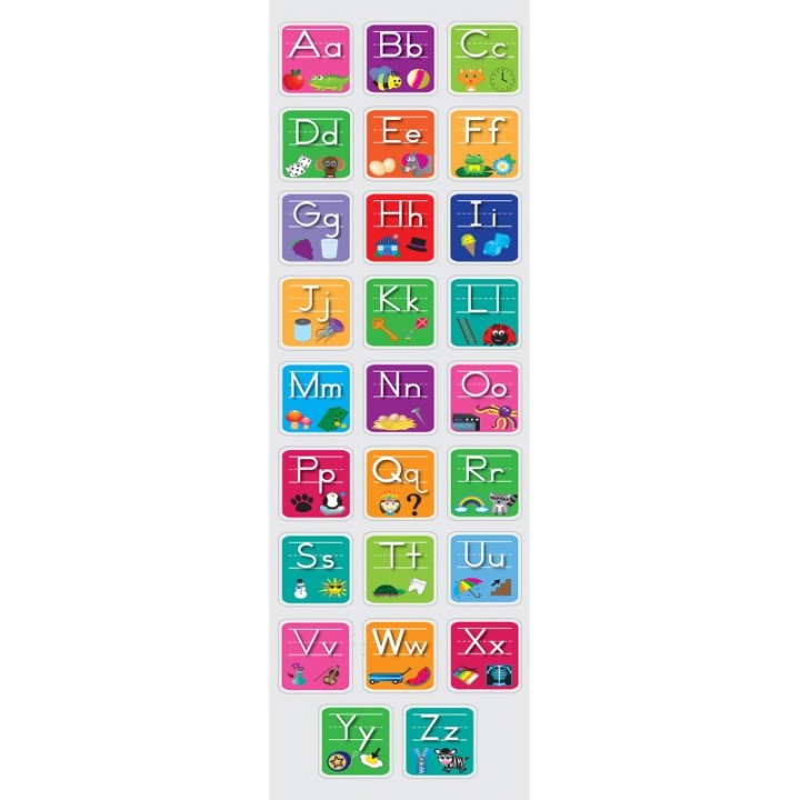 Ashley Productions® The Original Fun Mat™, Sensory Spots™, 4" Full English Alphabet Set, 26 Pieces