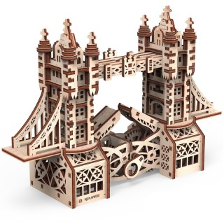 Mr.PLAYWOOD Tower Bridge S 3D Wooden STEM Model