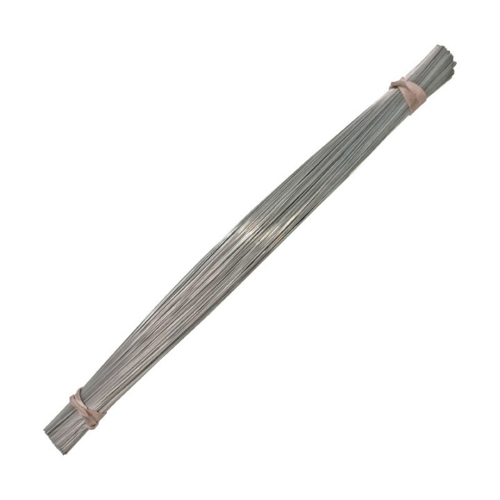 NuDell Tag Wire, 26 Gauge (.0187 in), 12 in Long, Galvanized Annealed Steel, Pack of 1000