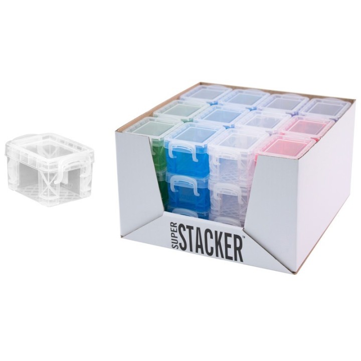 Super Stacker® Pixie Box, Assorted Colors, Pack of 36