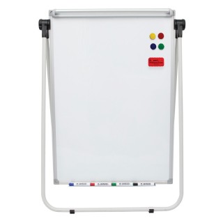 Charles Leonard Double Sided Magnetic Whiteboard Easel