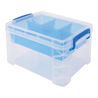 Super Stacker® Divided Storage Box with Insert