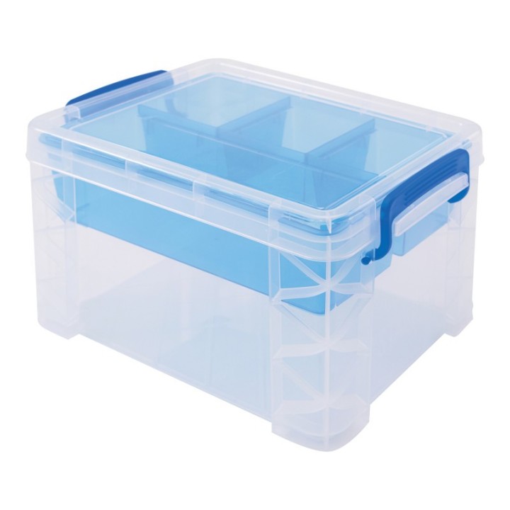 Super Stacker® Divided Storage Box with Insert