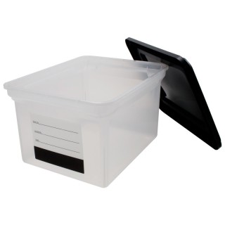 Innovative Storage Designs File Tote with Contents Label