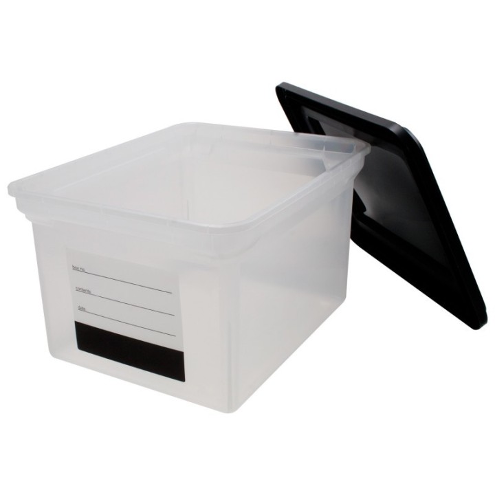 Innovative Storage Designs File Tote with Contents Label