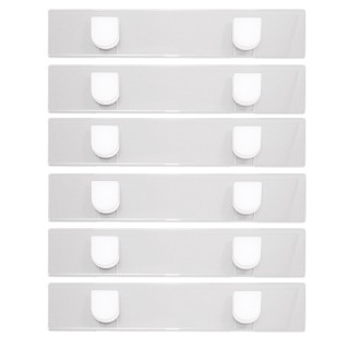 Advantus® Fabric Panel Wall Sign, Name Holder, 2x9 in, Pack of 6