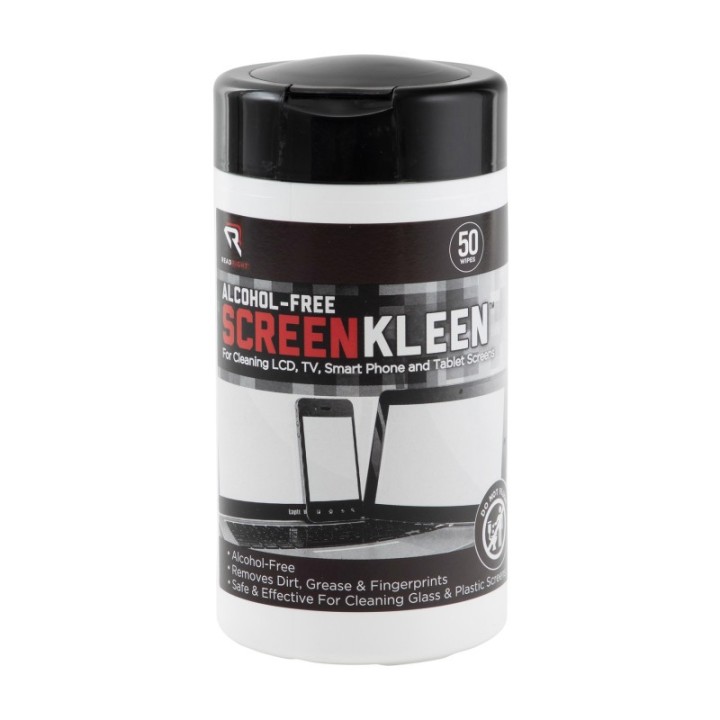 Read Right® Alcohol-Free Screen Cleaning Wipes, 50 Count Tub, Safe for Displays and Electronics