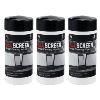 Read Right® AllScreen Screen Cleaning Wipes, 75 Per Tub, 3 Tubs