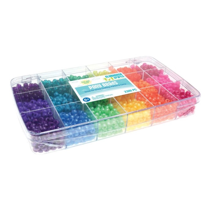 Sulyn® Pony Bead Box, 2300 Pieces