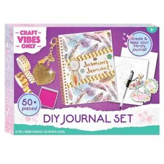 Craft Vibes Only Good Vibes Journal DIY Set, 50+ Pieces