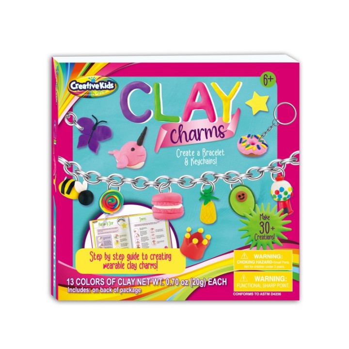 Creative Kids™ Clay Charms - Sculpt Over 30 Various Clay Charms