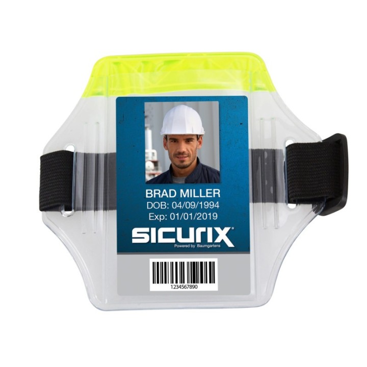 SICURIX Reflective Armband Badge Holder
