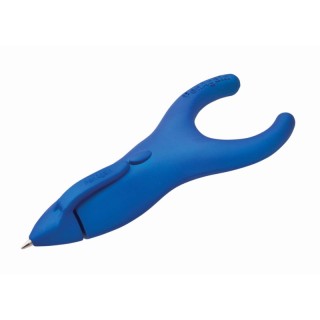 PenAgain Ergo-Sof Retractable Ballpoint Pen, Blue, Black Ink