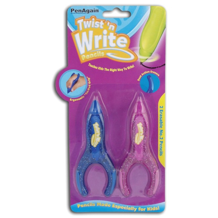 PenAgain Twist 'n Write™ Pencils, Pack of 2