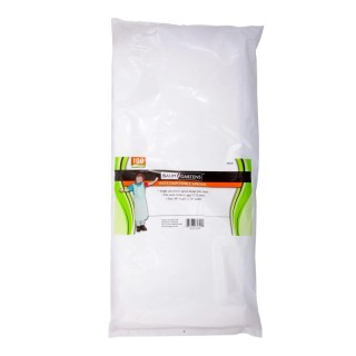 Baumgartens Bib Style Kids Disposable Aprons, White, Pack of 100