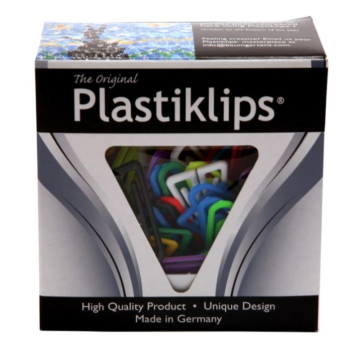 Plastiklips Paper Clips, Large Size, Assorted Colors, Pack of 200