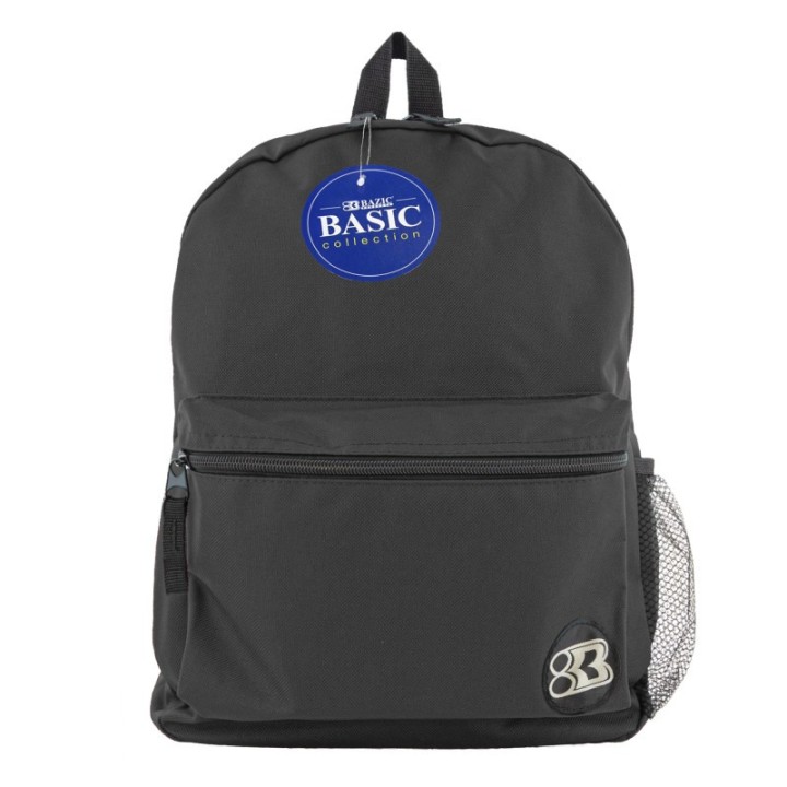 BAZIC Products® 16" Black Basic Collection Backpack