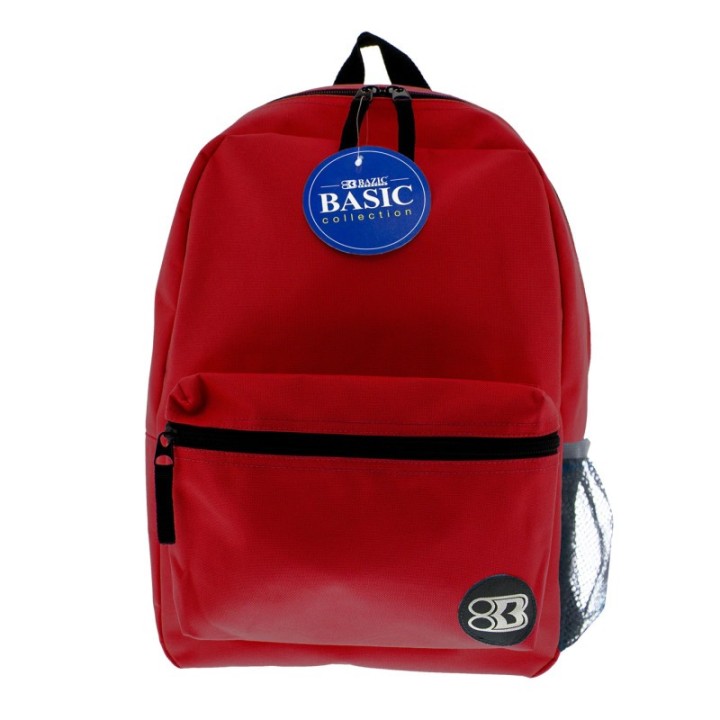 BAZIC Products® Basic Backpack 16" Burgundy