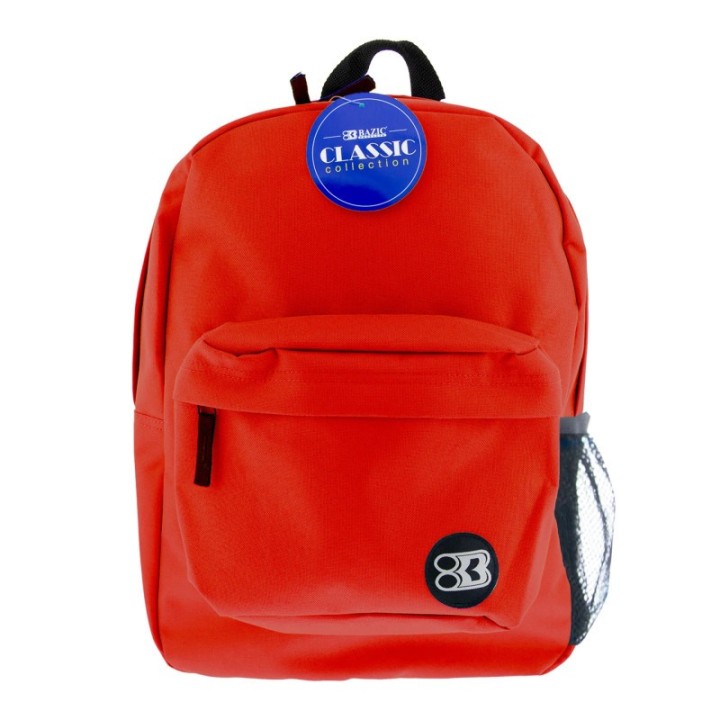 BAZIC Products® Classic Backpack 17" Red