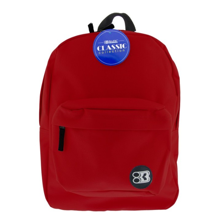 BAZIC Products® Classic Backpack 17" Burgundy