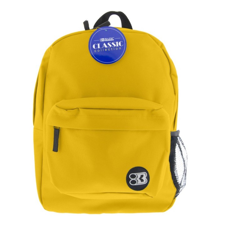BAZIC Products® 17" Classic Backpack, Mustard