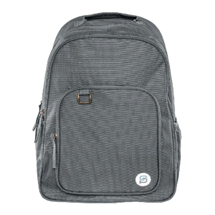 SYDNEY PAIGE X BAZIC Products® RALEIGH Backpack, 18", Gray