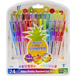 BAZIC Products® Essence Gel Pen with Cushion Grip, Scented, Box of 24
