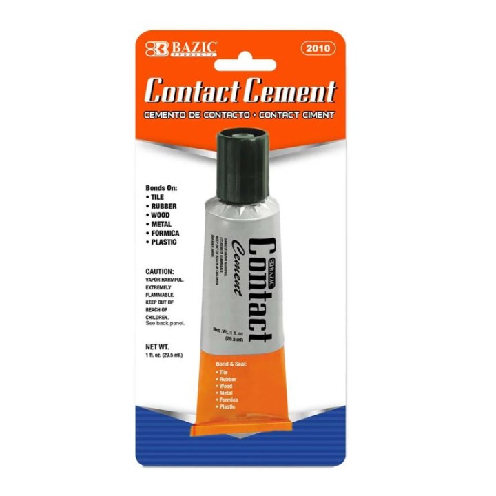 BAZIC Products® Contact Cement Adhesive, 1 fl oz (30 mL)