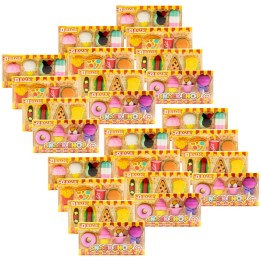 BAZIC Products® Snack Shop 3D Eraser Sets, 4 Per Set, 24 Sets
