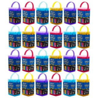 BAZIC Products® Color Chalk, 20 Per Bucket, 24 Buckets
