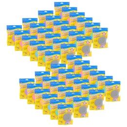 BAZIC Products® Air Dry Modeling Clay, Pastel Colors, 2 oz., 48 Packs