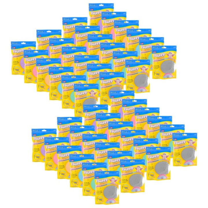 BAZIC Products® Air Dry Modeling Clay, Pastel Colors, 2 oz., 48 Packs