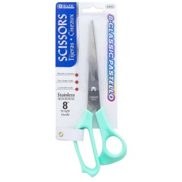 BAZIC Products® 8" Pastel Classic Stainless Steel Scissors